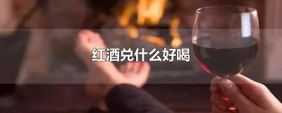 ​红酒兑什么好喝