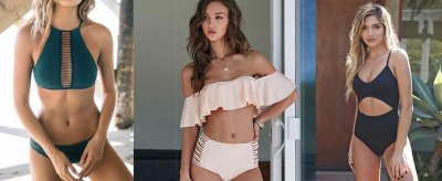 ​微胖的女生穿什么泳衣好看 微胖女人泳装图片欣赏