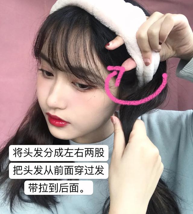 卷发棒教程示范亲手打造完美卷发（卷发棒太伤头发）(2)