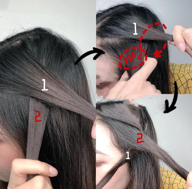 卷发棒教程示范亲手打造完美卷发（卷发棒太伤头发）(6)