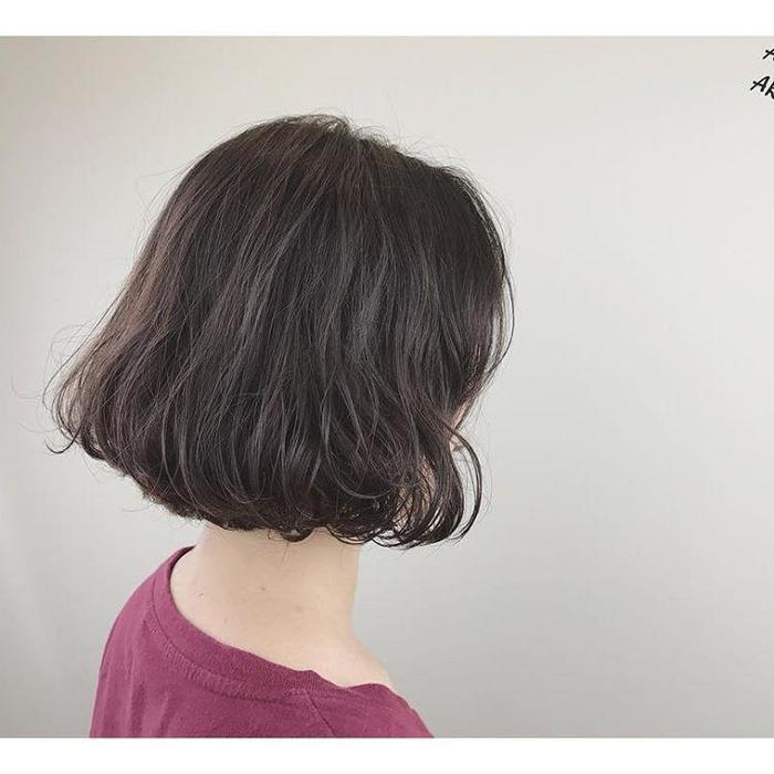 发尾烫微卷,年轻又时尚的卷发发型