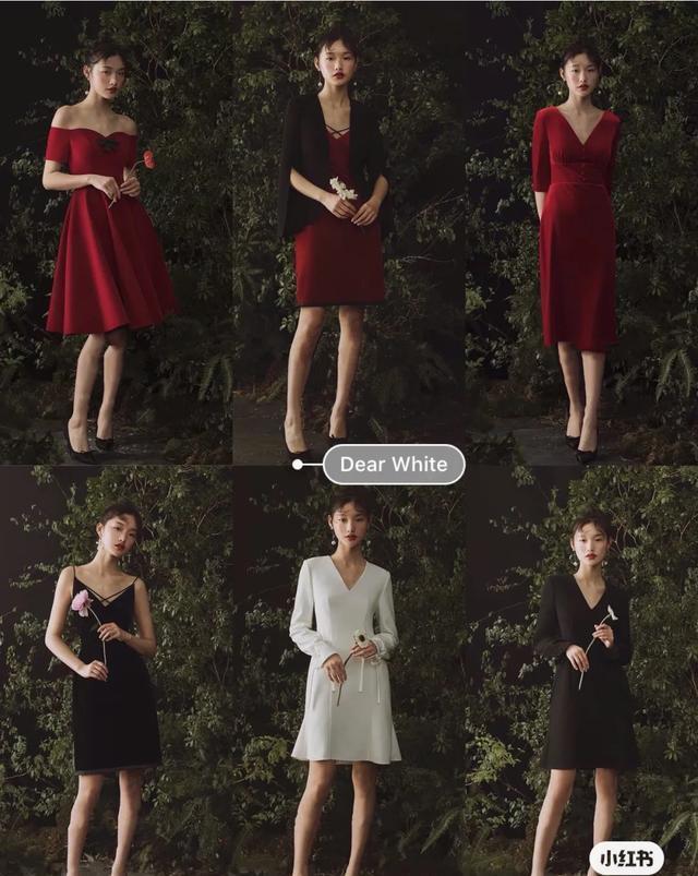 超显气质的高级晚礼服，年会宴会party 必备