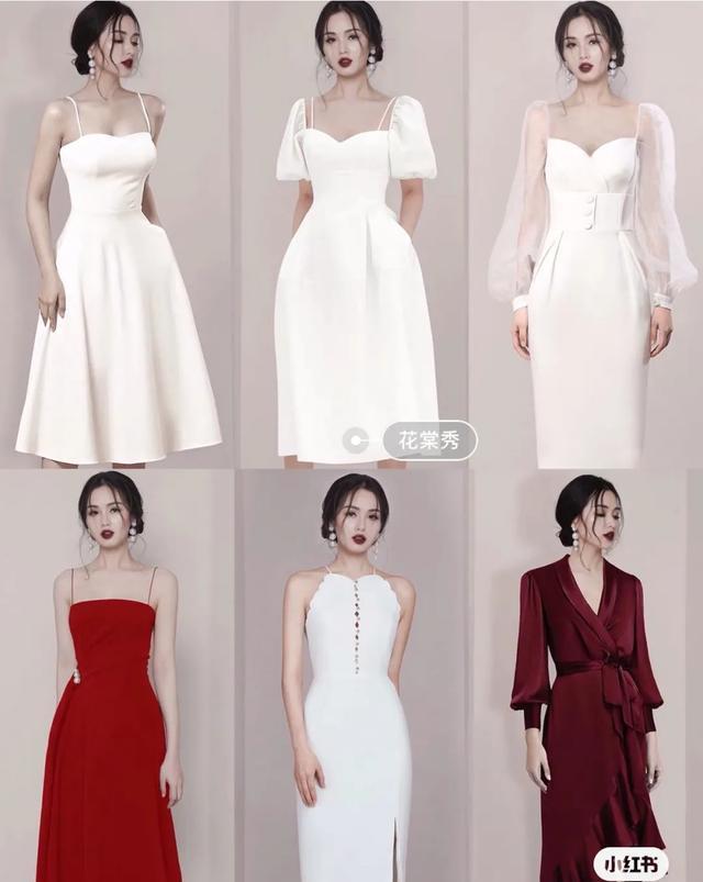 超显气质的高级晚礼服，年会宴会party 必备