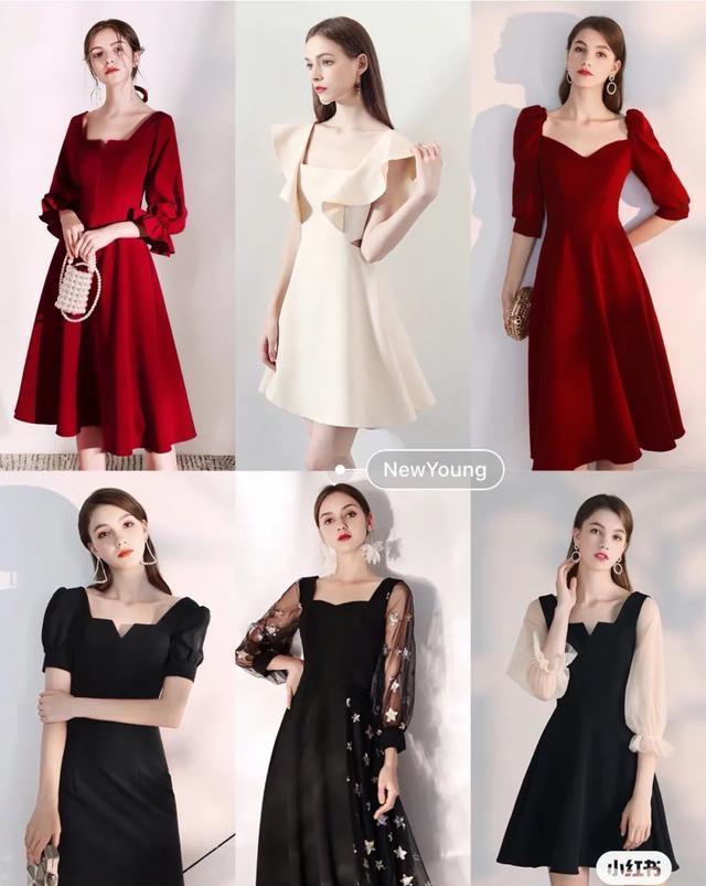 超显气质的高级晚礼服，年会宴会party 必备