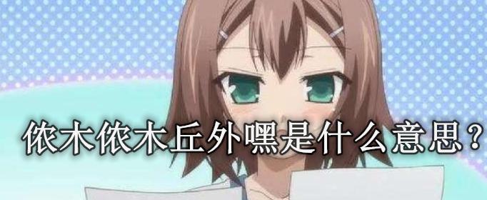 侬木侬木丘外嘿是什么意思（侬木侬木丘外嘿的意思）